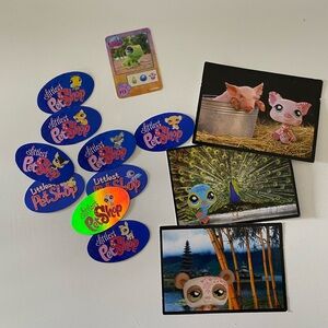 ⭐️5/10$Littlest pet shop card and postcard